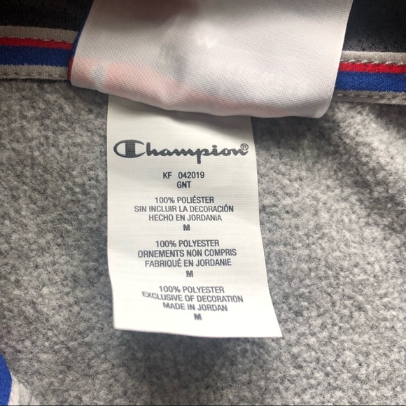 Men’s Champion Quarter Zip Hoodie - Picture 4 of 4